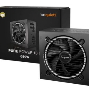 be quiet! Pure Power 13 650W 80Plus Gold Modular PCIe 5 - Image 1