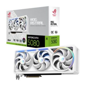Asus ROG Astral NVIDIA GeForce RTX 5080 16GB White - Image 1